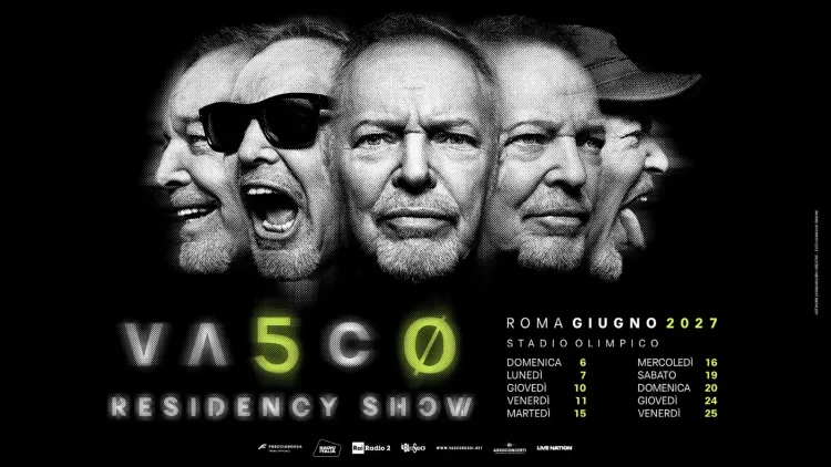 vasco residency 2027 biglietti