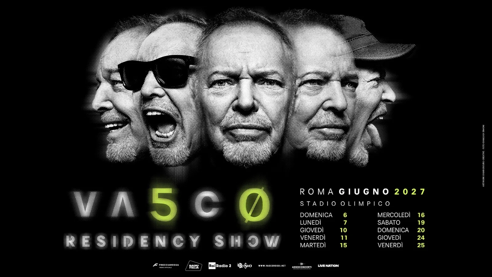 vasco residency 2027 biglietti